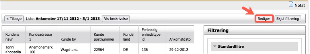 Find listegeneratoren