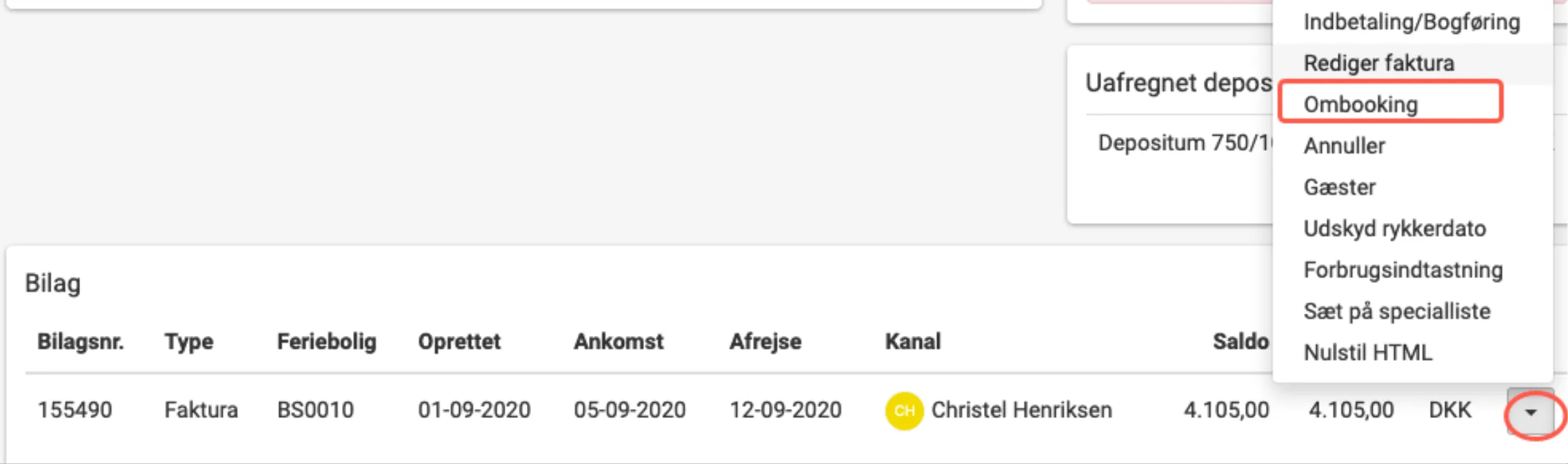Ombooking