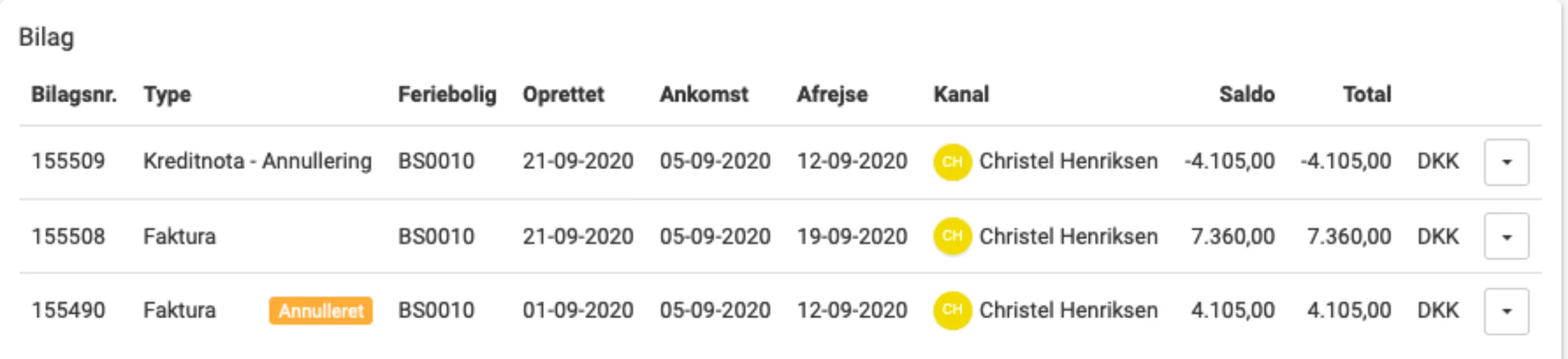 Ny faktura