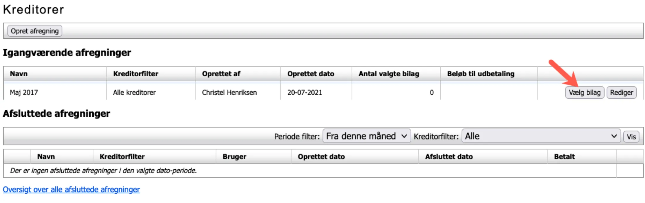 Vælg bilag