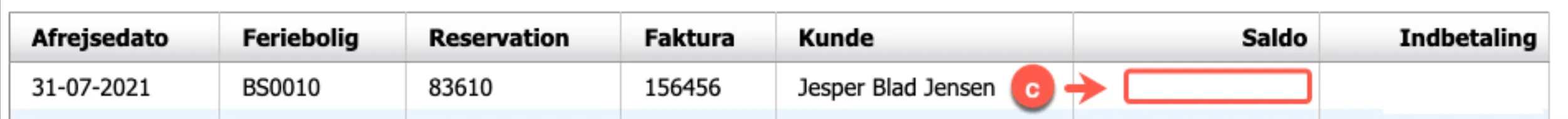 Reservation i nul