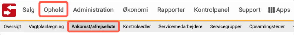 Find rapport under service