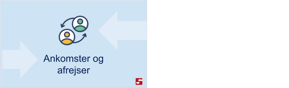 Ankomster og afrejser app