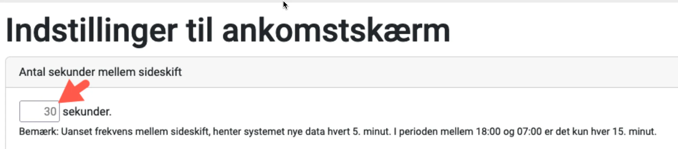 Mange ankomster