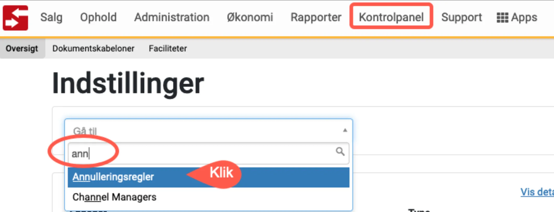 Find Annulleringsregler