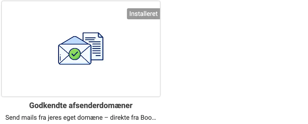 App: Godkendte afsenderdomæner