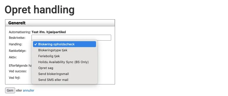 handlingen blokering opholdscheck