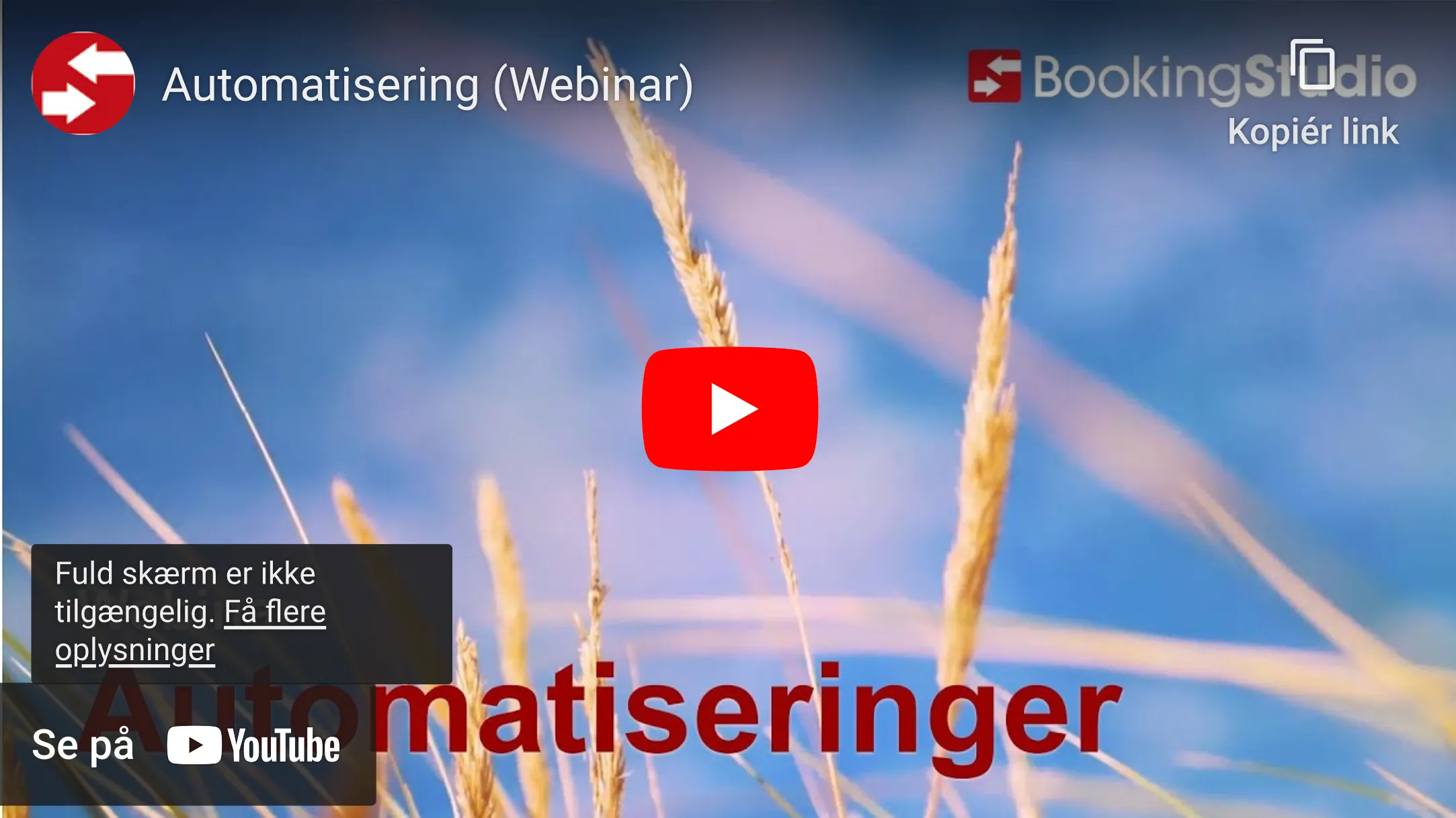 Automatisering grundlæggende oprettelse