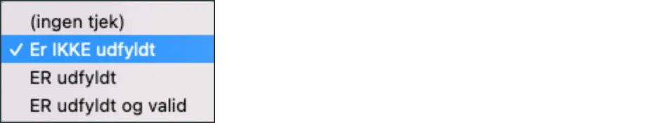 Valgmuligheder