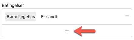 Opret flere betingelser