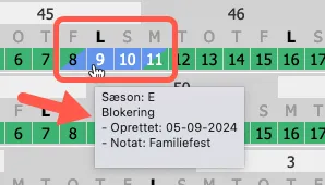Info om blokeringen