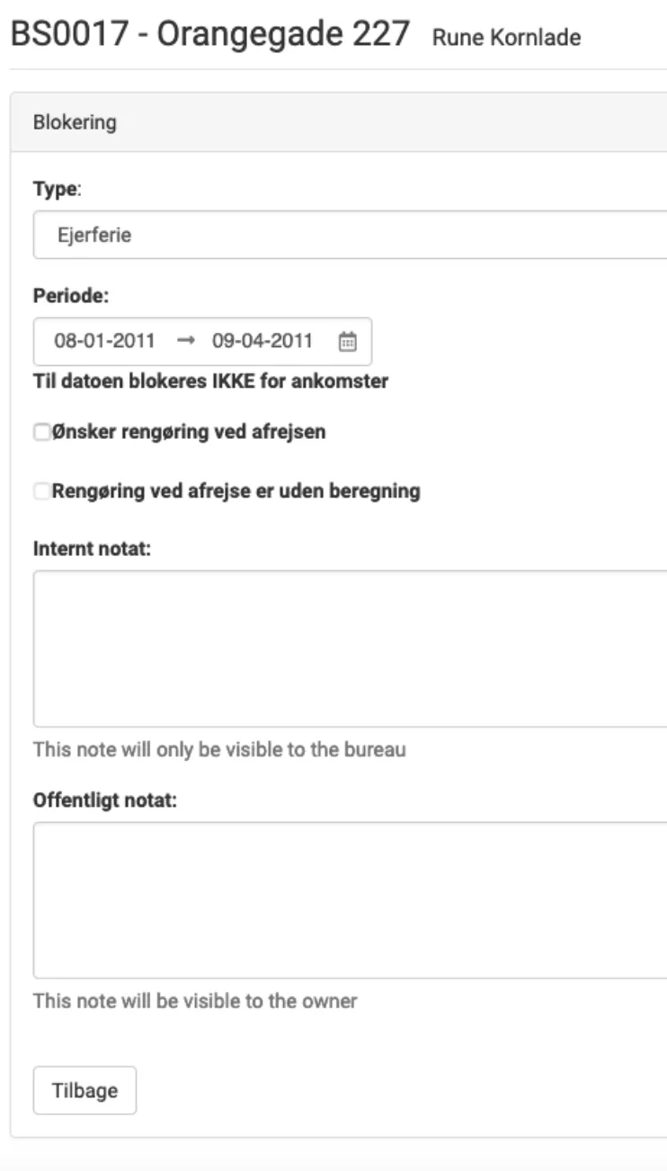 Se yderlige info om blokeringen