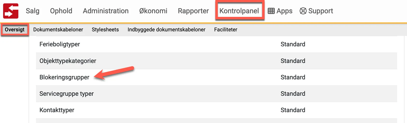 Opret blokeringsgruppe