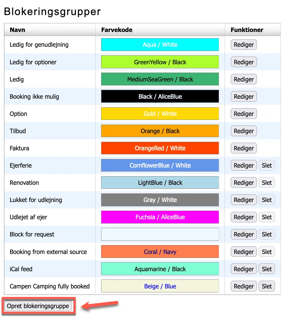 Opret blokeringsgruppe