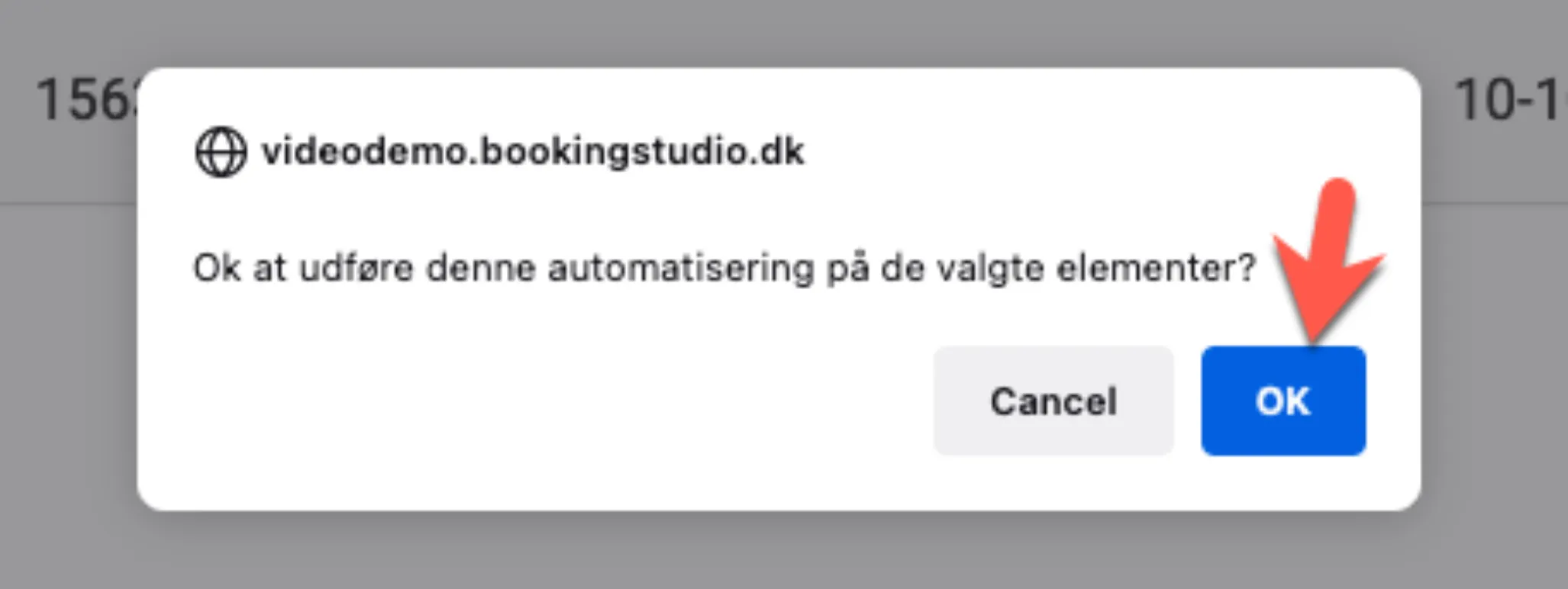 Bekræft at du vil gennemføre