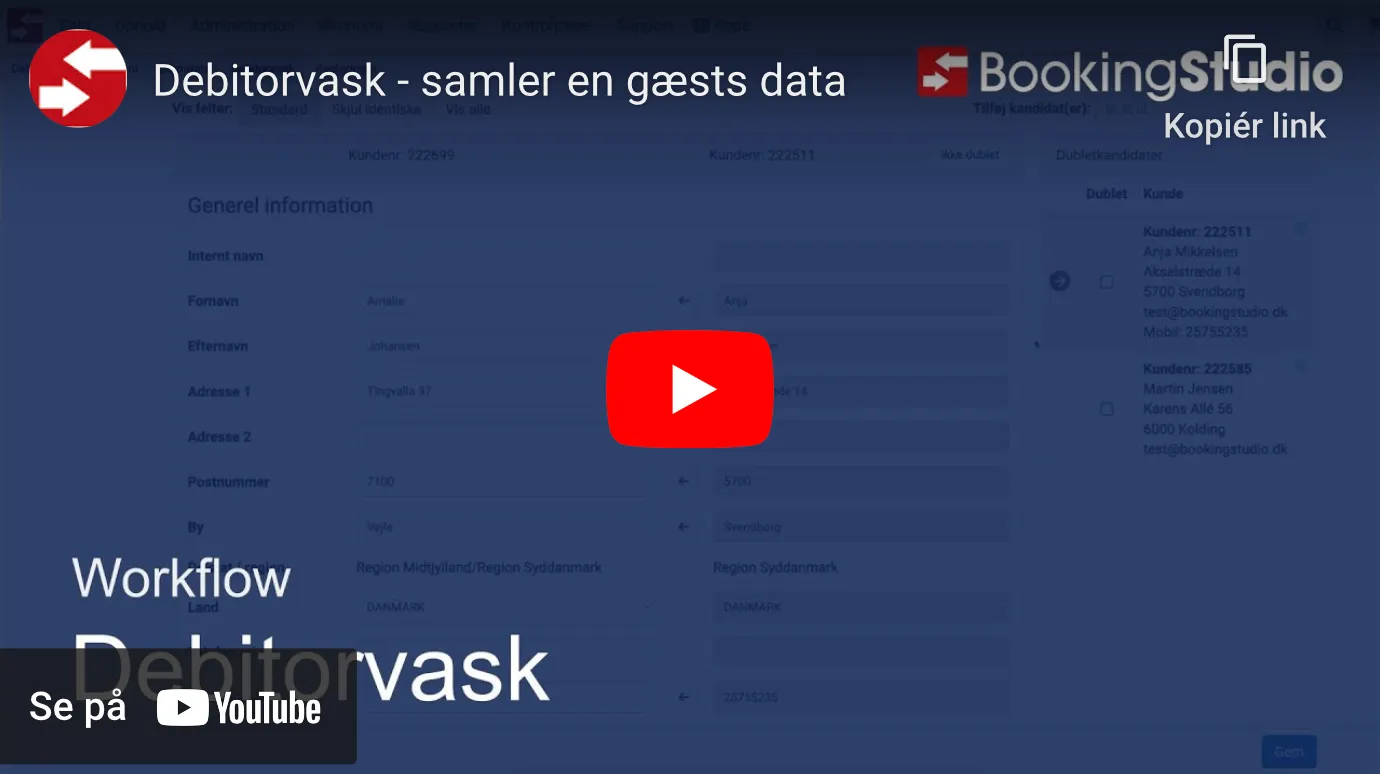 Debitorvask via en debitor