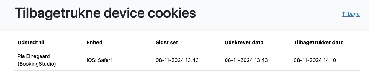 Tilbagetrukne cookies