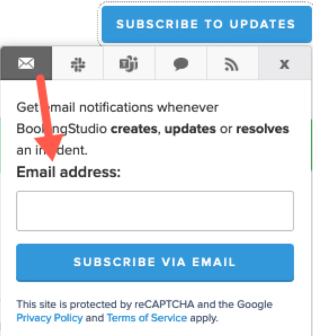 Få beskeder via e-mail