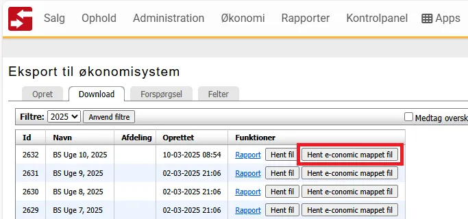 Hent e-conomic mappet fil