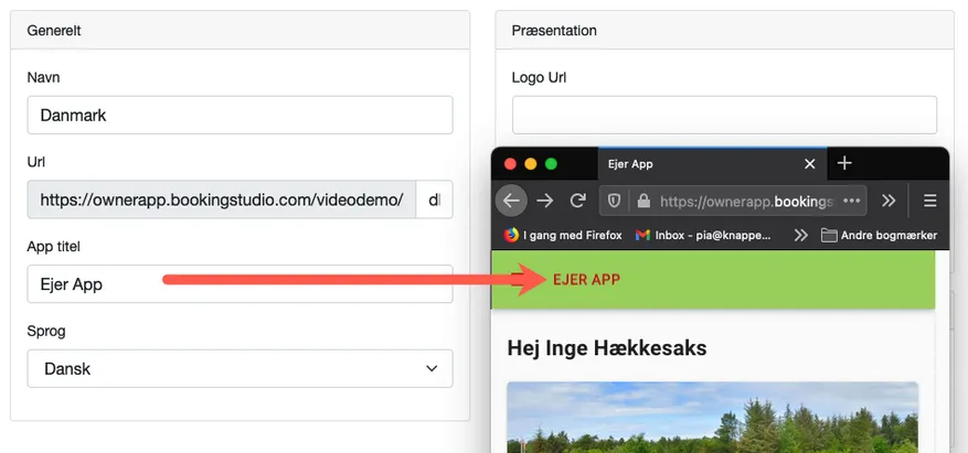Titel for ejerapp