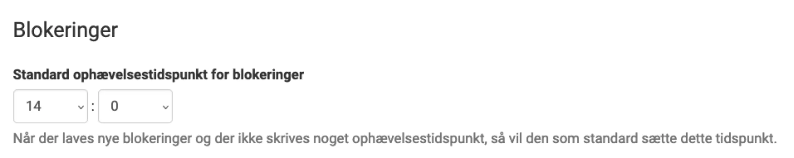 Blokeringer