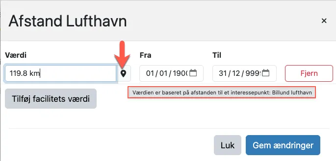 Ny facilitet med værdi