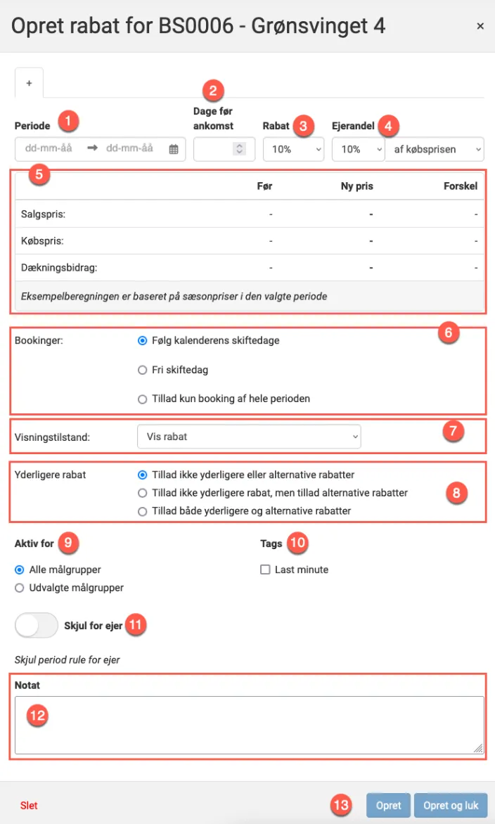 Udfyld kriterierne for den nye perioderegel