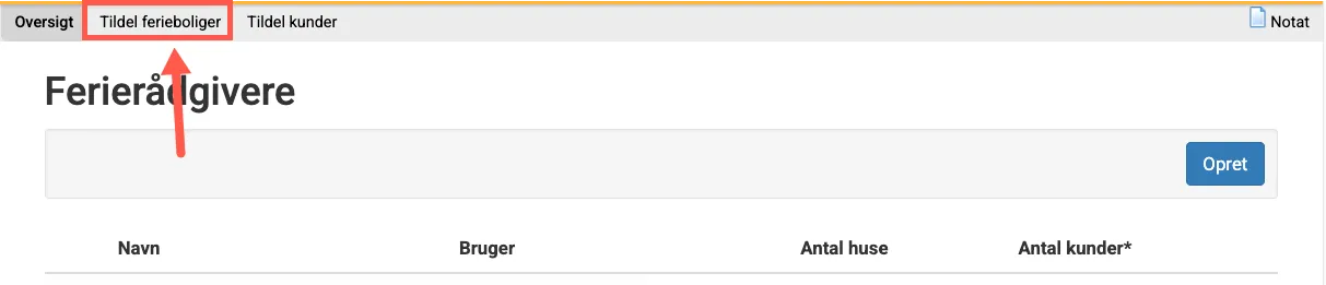 Vælg en bruger som ferierådgiver