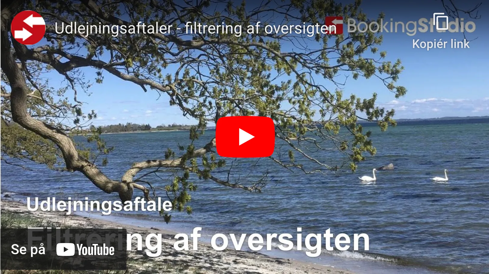 Udlejningsaftaler - Filtrering af oversigten