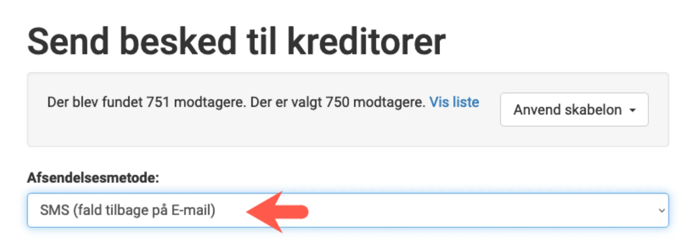 Beskeder i notifikationscentret