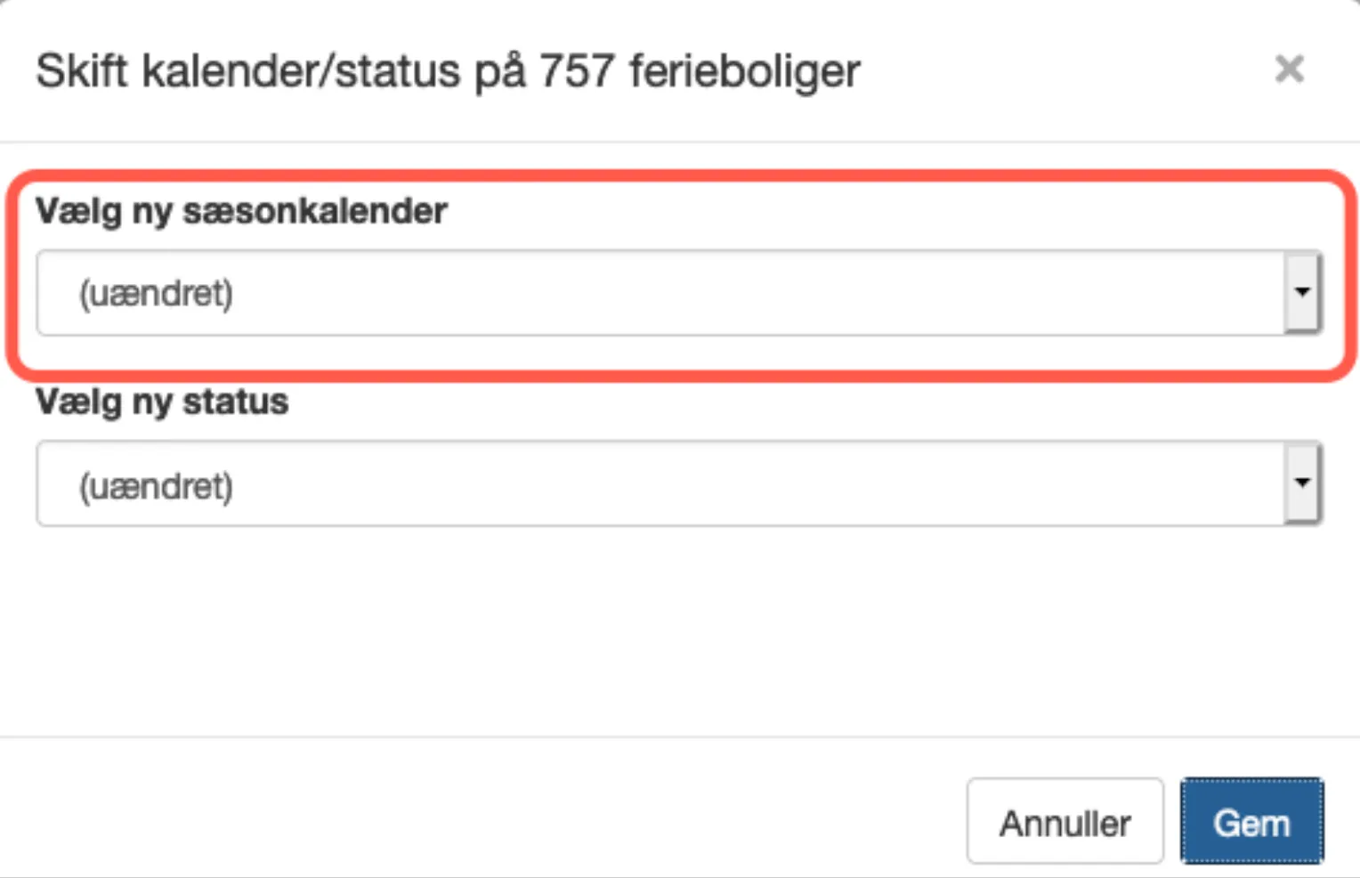 Vælg ny sæsonkalender