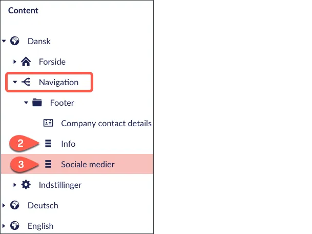 Info og sociale medier