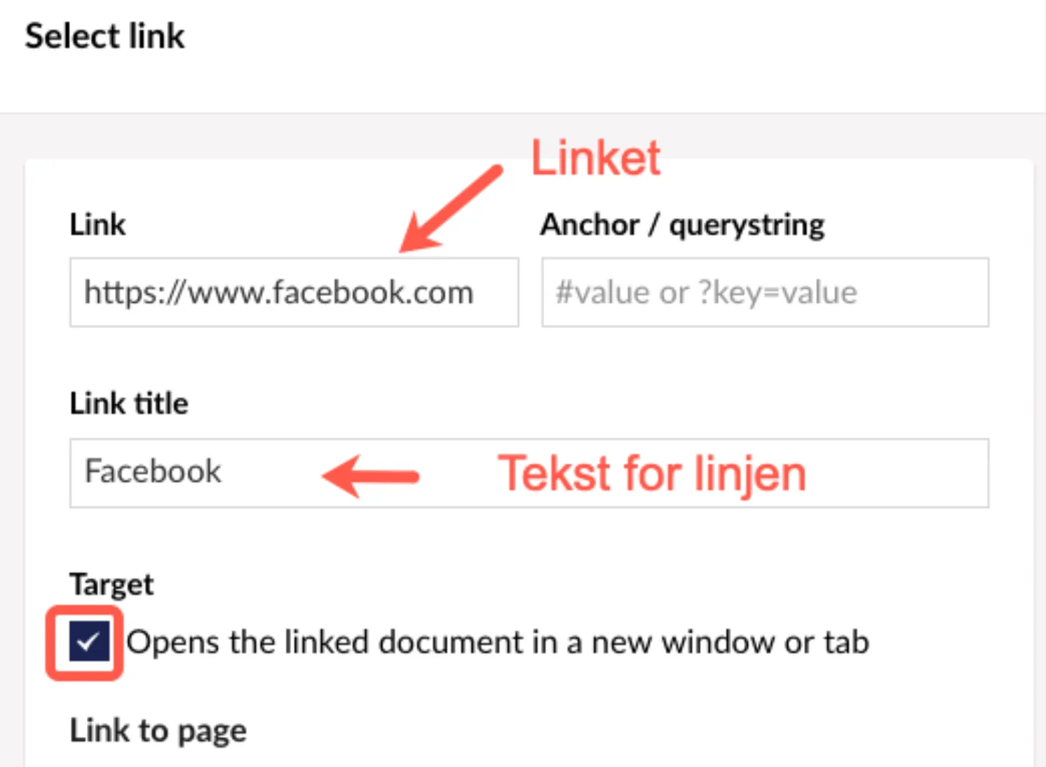 Ekstern link
