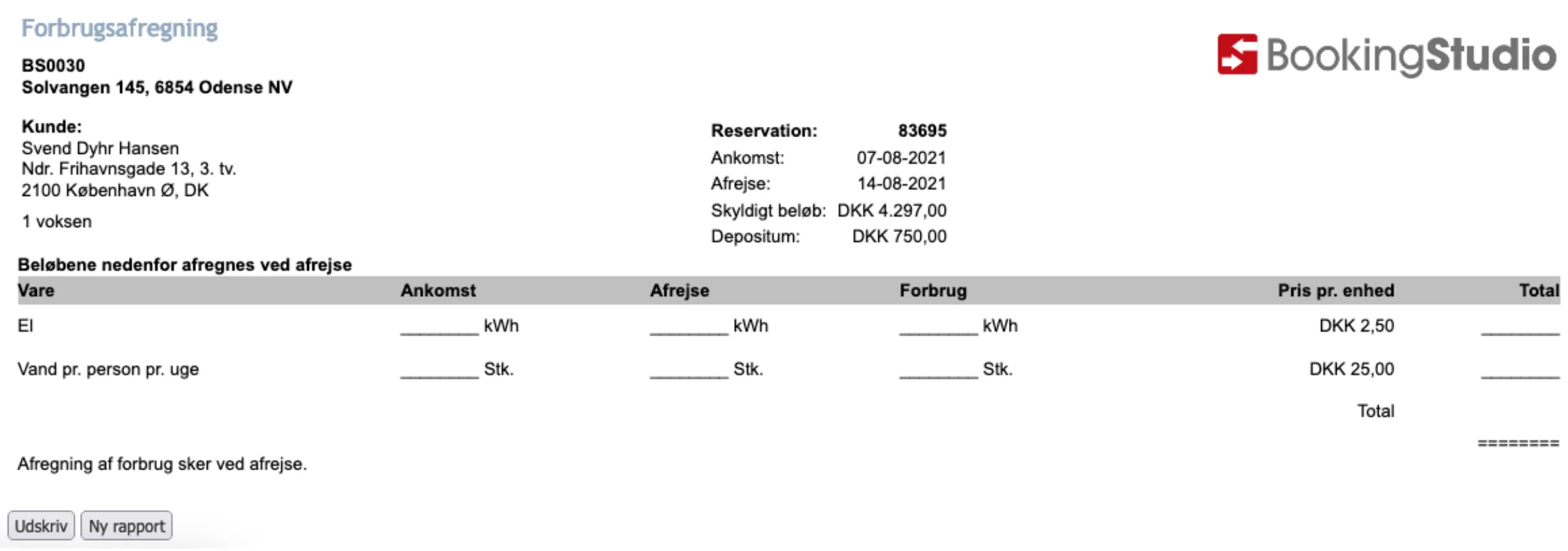 Dansk reservation