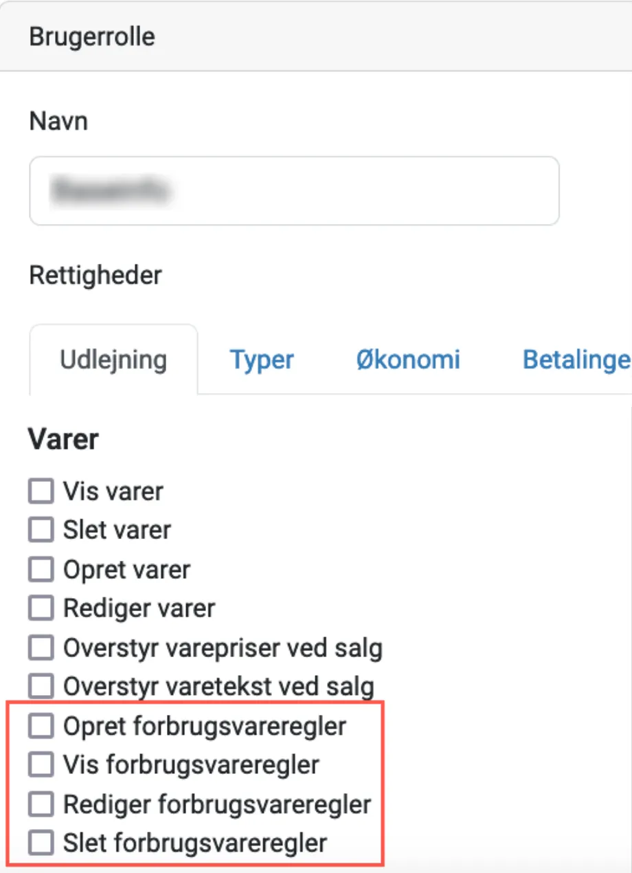 Forbrugsregler kræver rettigheder