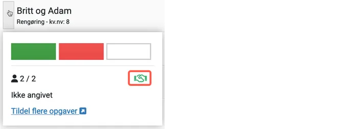 Symbol vises i oversigt