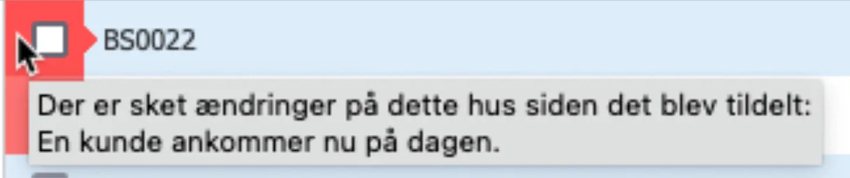 Ændringer på hus