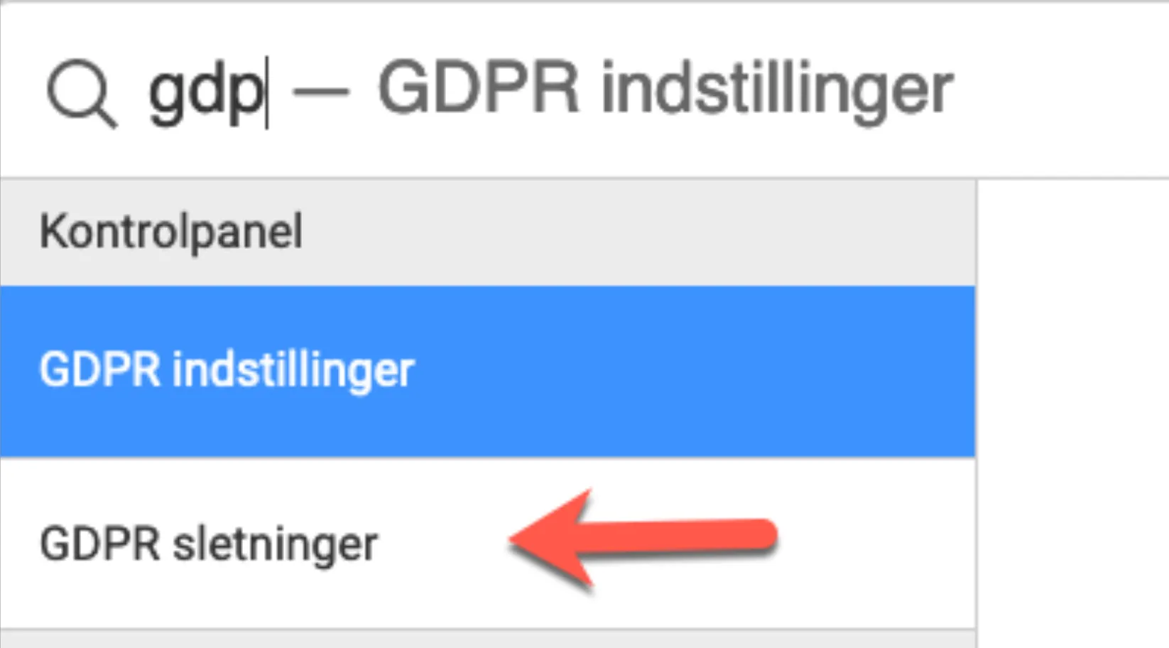 GDPR sletninger