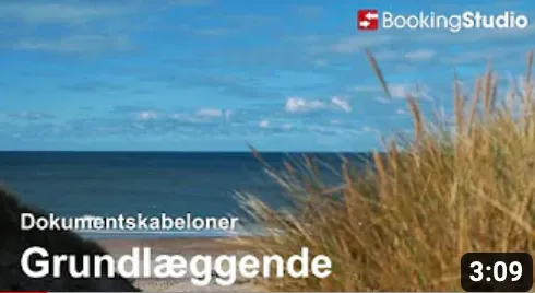 Generelt om dokumentskabeloner