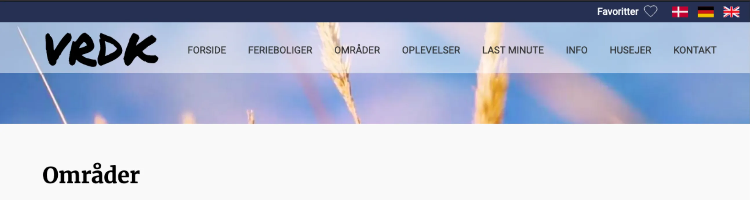 Resultater af indstillingerne