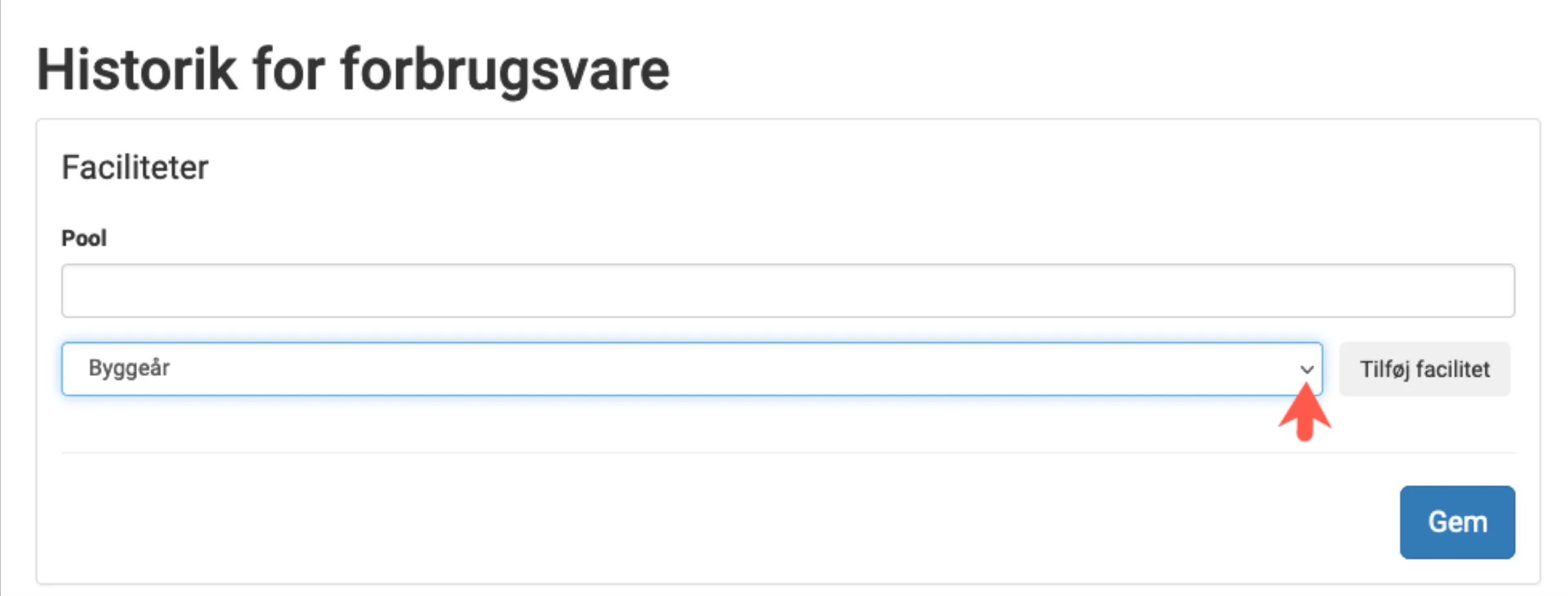 Historik for forbrugsvarer
