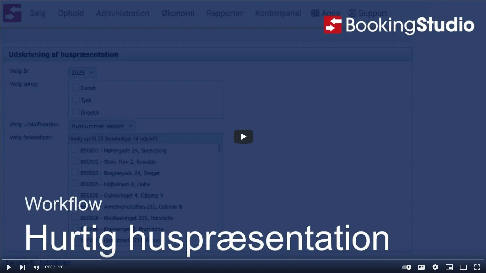 Hurtig huspræsentation