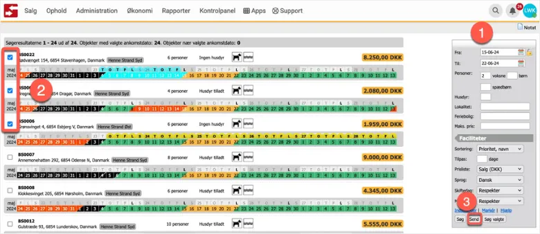 kort præsentation på mail