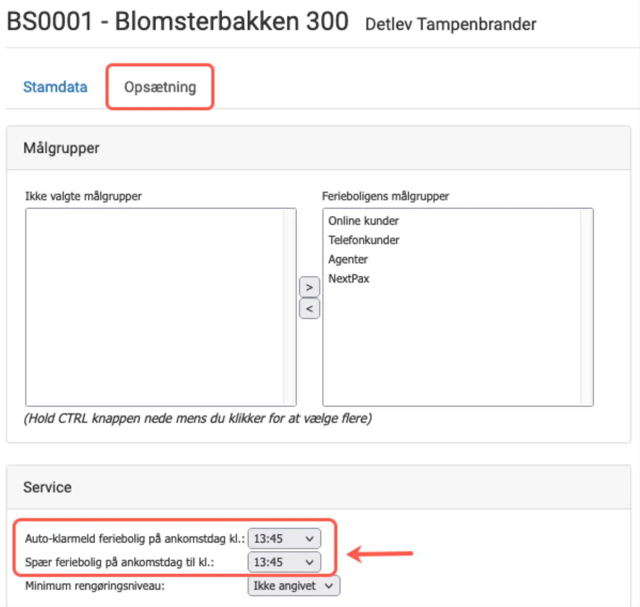Automatisk fast spærretid
