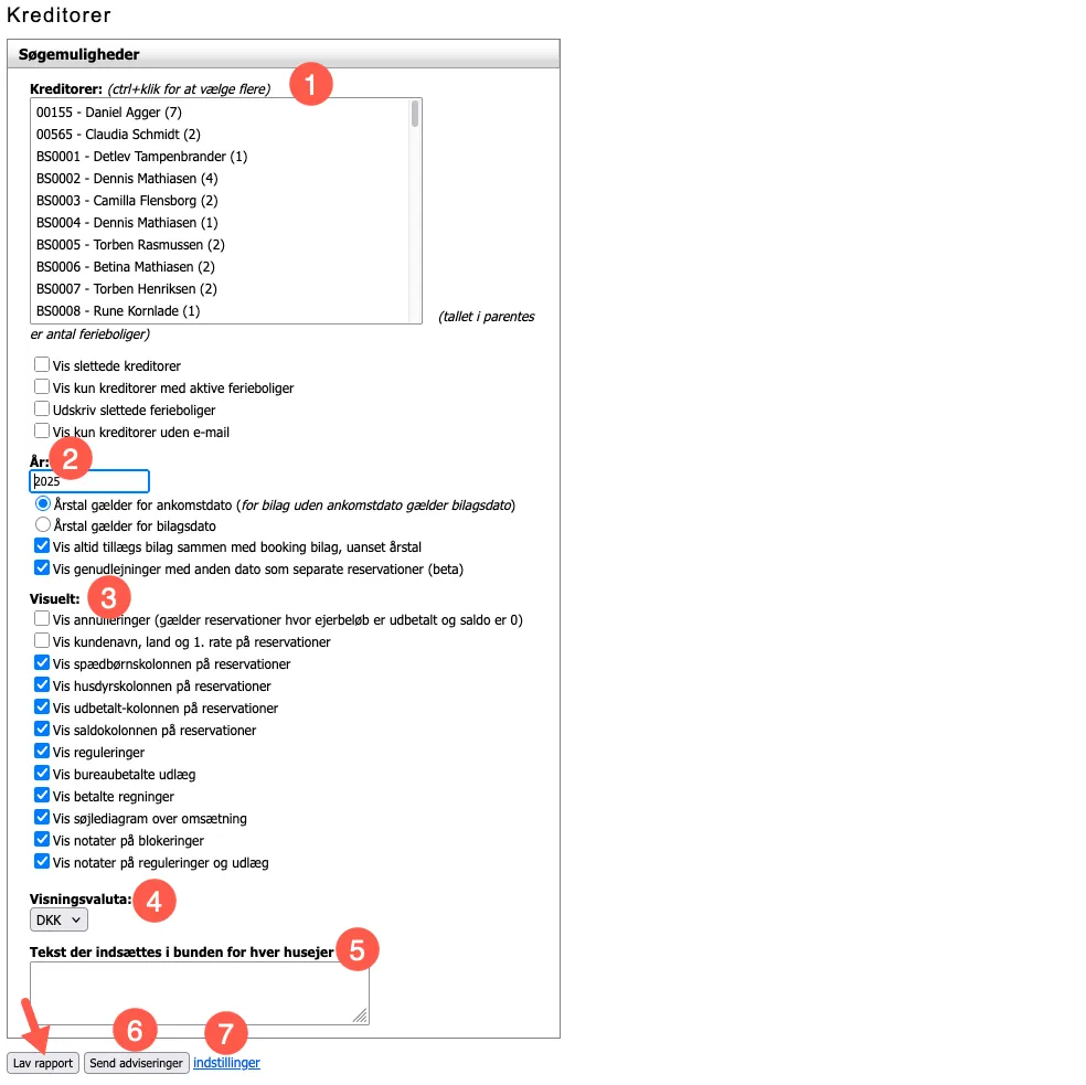 Indstillinger for husejeroversigten