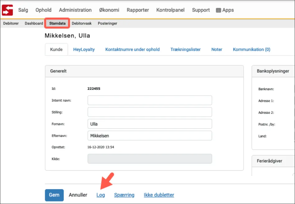 Debitor der er vasket væk