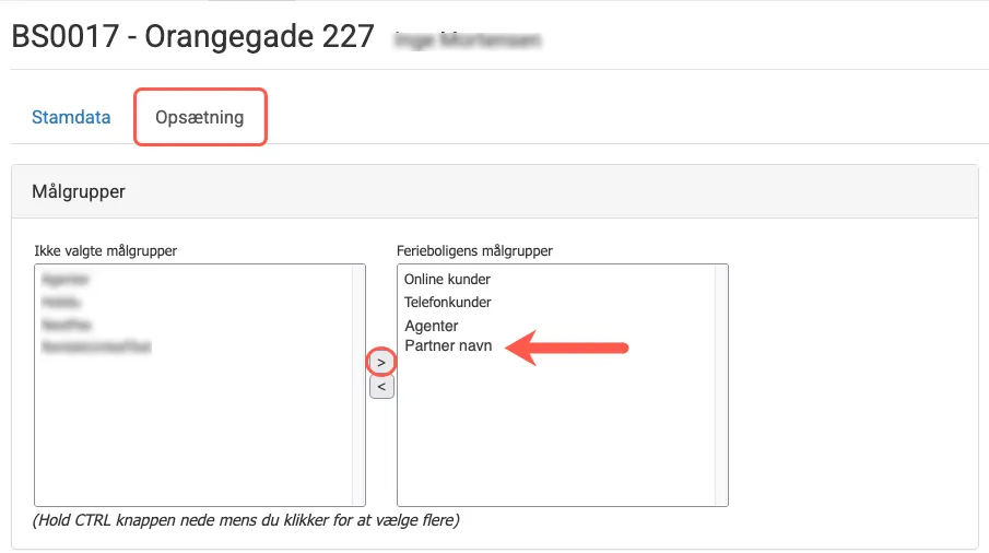 Feriebolig tilknytning