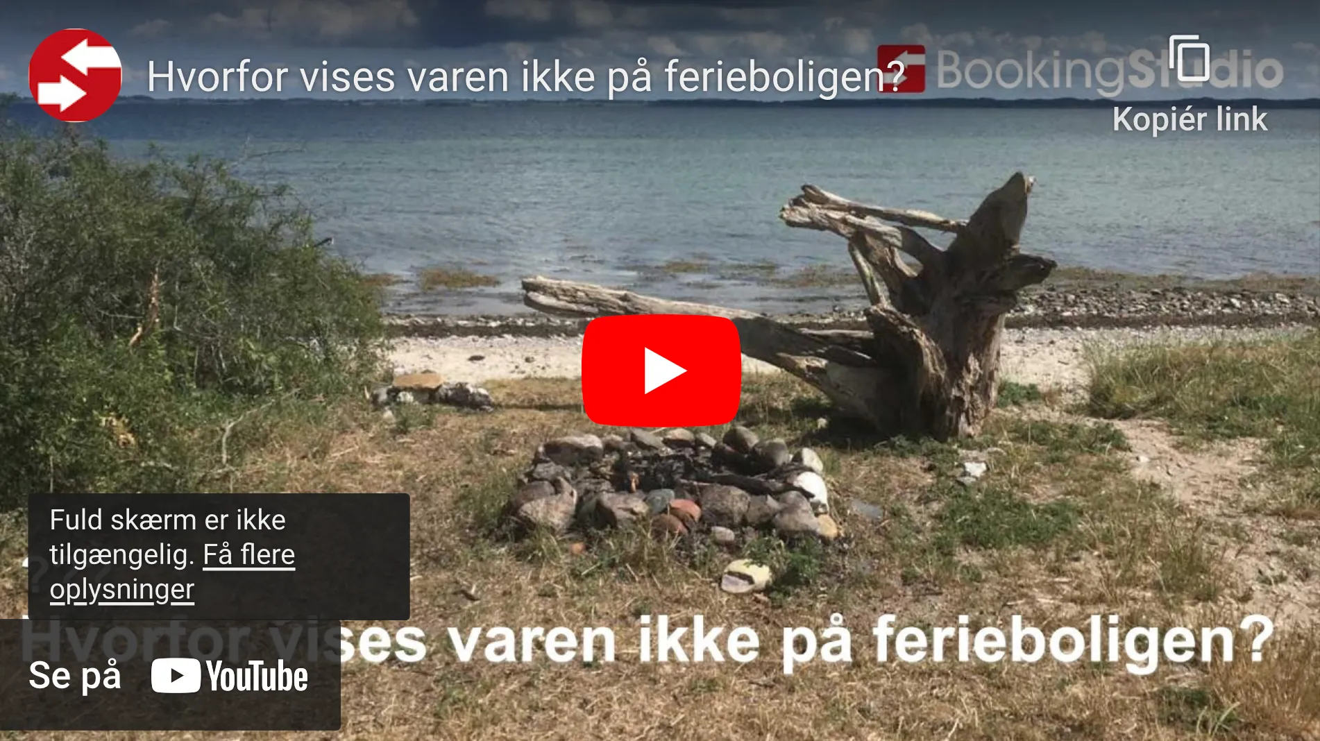 Varer vises ikke på feriebolig