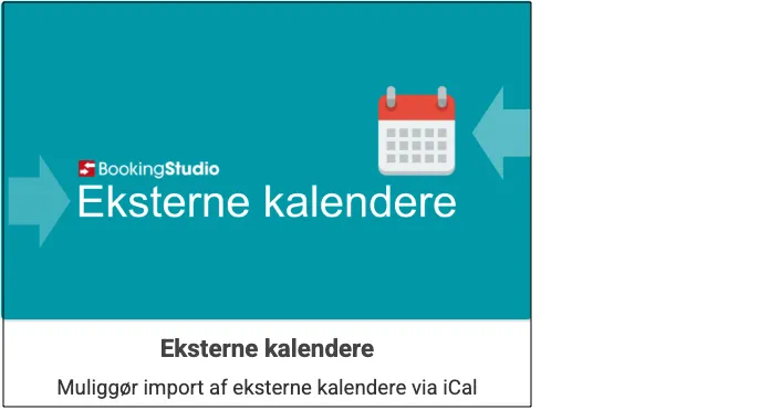 Ekstern kalender i Apps