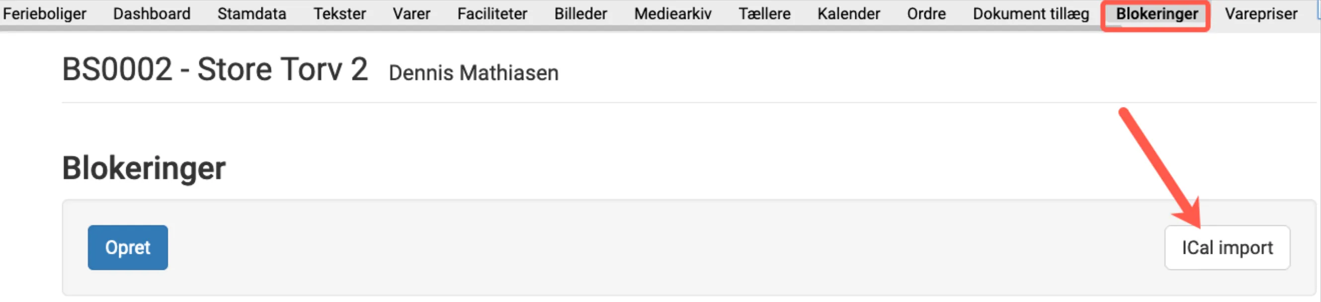 iCal import
